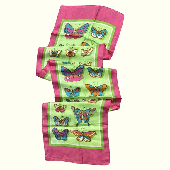 Vintage Butterfly Scarf - Picture 1 of 2